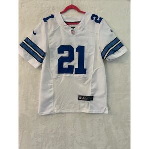 Nike Ezekiel Elliott Dallas Cowboys Jersey White Stitched Mens Size 40 Medium
